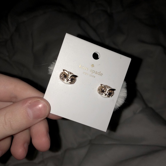 Kate Spade Owl Earrings - Picture 1 of 3